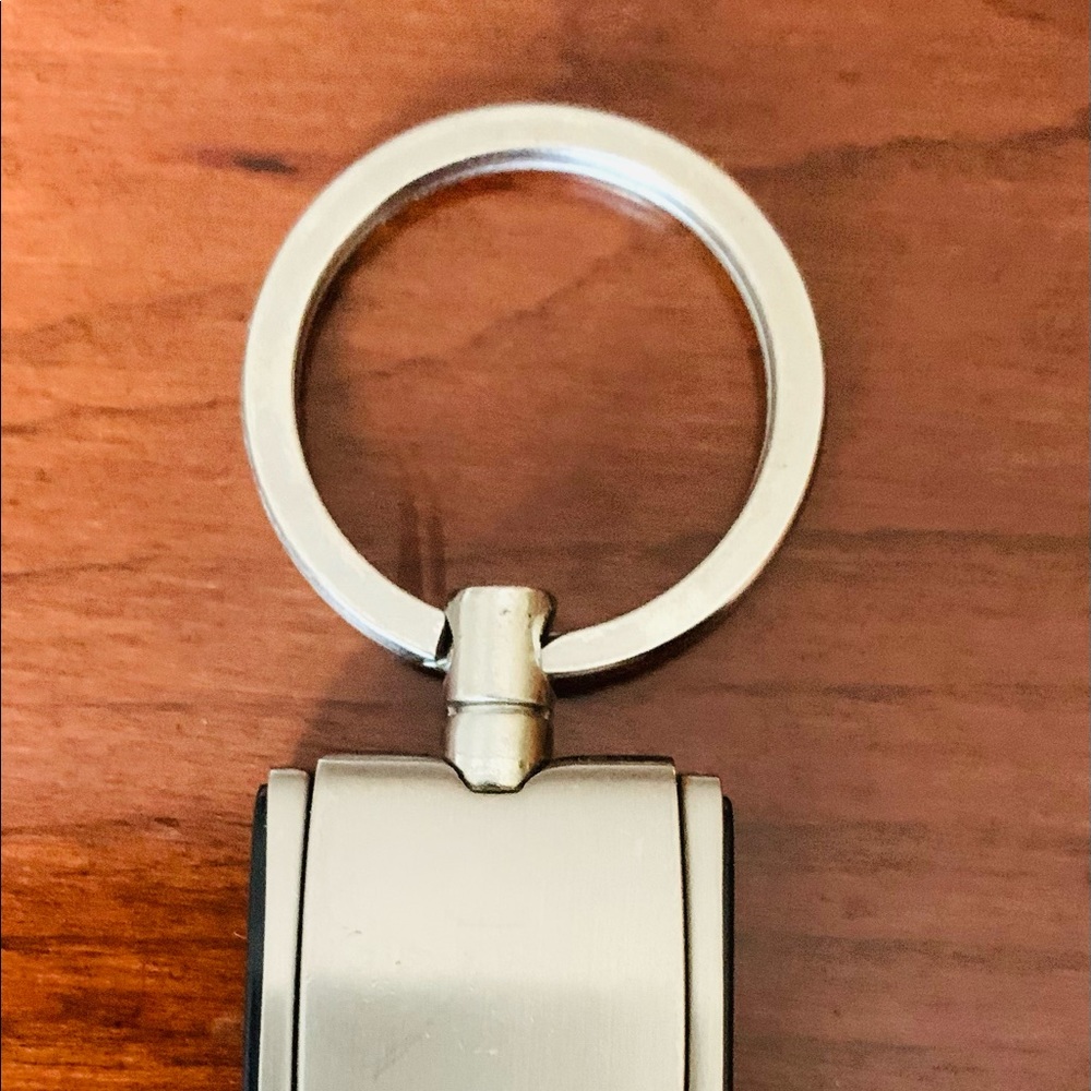 Authentic Bmw Key Chain Rectangular Silver Tone M… - image 4